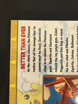 Pokemon Topps Better Than Ever Foil Movie Edition #56 Black Logo 1999 LP Raichu - Image 4