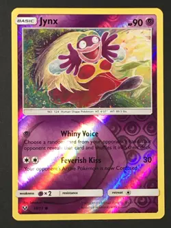 Pokemon TCG Jynx 38/73 Shining Legends Reverse Holo Common NM - Image 1