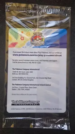 Pikachu Promo 2024 World Championships SVP EN 190 Pokemon Worlds SEALED PROMO - Image 2
