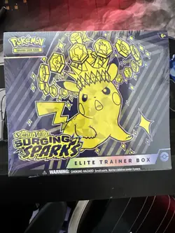 Pokemon Scarlet & Violet Surging Sparks Elite Trainer Box ETB (New Sealed) - Image 1