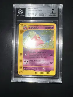 POKEMON BGS 7 SLOWKING HOLO H22/H32 SET AQUAPOLIS ENGLISH 2003! - Image 4