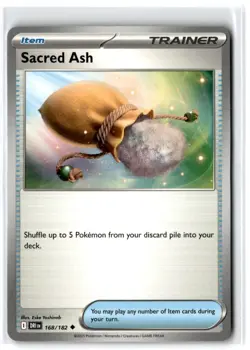 2025 Scarlet & Violet Series - Destined Rivals Sacred Ash #168 Uncommon - Image 1