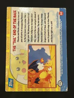 Pokemon Topps The "Tail" End of The Race Foil Movie Edition #50 Charizard MP - Image 2