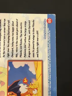 Pokemon Topps The "Tail" End of The Race Foil Movie Edition #50 Charizard MP - Image 5