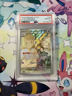 Pokemon TCG Lillie's Ribombee 164/159 Journey Together PSA 10 - Image 1