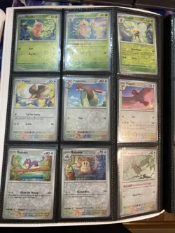 Pokemon 151 - COMPLETE & Full Reverse Set + PROMOS w Scarlet & Violet 151 Binder - Image 3