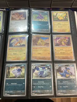 Pokemon 151 - COMPLETE & Full Reverse Set + PROMOS w Scarlet & Violet 151 Binder - Image 4