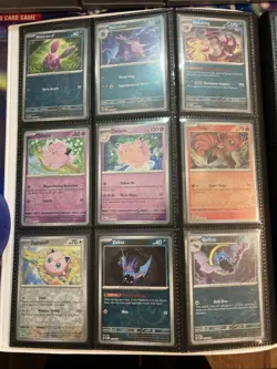 Pokemon 151 - COMPLETE & Full Reverse Set + PROMOS w Scarlet & Violet 151 Binder - Image 5