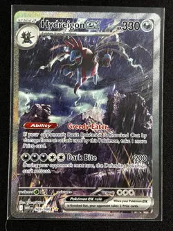 Hydreigon ex 169/086 Sv: White Flare Pokemon - Special Illustration Rare Holo NM - Image 1