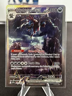 Hydreigon ex 169/086 Sv: White Flare Pokemon - Special Illustration Rare Holo NM - Image 3