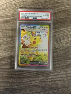 2024 Pokemon SSP EN Pikachu Ex Special Illistration rare #238 Gem Mt PSA 10 - Image 1