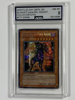 Swift Gaia the Fierce Knight YU-GI-OH! 2004 Collectors Tin CT1-EN004 AGS 8 - Image 1
