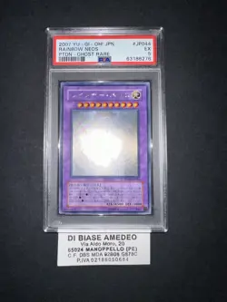 YU GI OH PSA 5 RAINBOW NEOS GHOST RARE PTDN-JP044 JAPANESE 2007! - Image 2