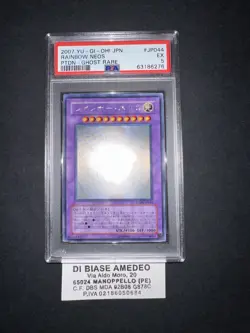 YU GI OH PSA 5 RAINBOW NEOS GHOST RARE PTDN-JP044 JAPANESE 2007! - Image 5