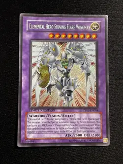 Yu-Gi-Oh! "Elemental HERO Shining Flare Wingman" CT03-EN004 | Secret Rare | MP - Image 1
