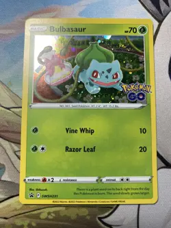 Bulbasaur SWSH231 SWSH: Sword & Shield Promo Cards Cosmic Holo NM - Image 2