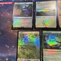 [MTG] Lord of the Rings Foil 7 Card Lot! Gollum Legolas Land Unplayed Magic - Image 2