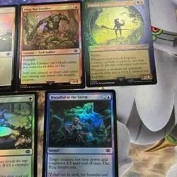[MTG] Lord of the Rings Foil 7 Card Lot! Gollum Legolas Land Unplayed Magic - Image 4