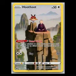 Hoothoot TG12/TG30 Full Art Ultra Rare - Astral Radiance Pokemon Card - Image 1