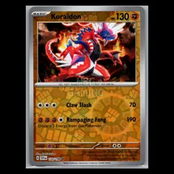 Pokemon Card - Koraidon 124/198 - Reverse Holo - Scarlet and Violet Base Set - Image 1