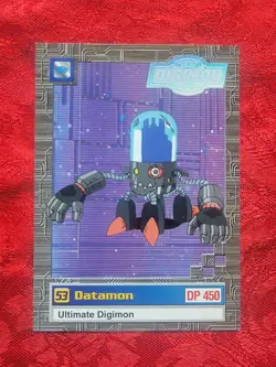 Animated Series 2 Digimon Trading Card Datamon 15 of 32 Silver Stamp - Image 1