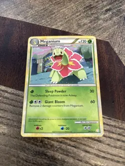 Meganium 26/123 - HeartGold & SoulSilver - Rare Holo Pokemon Card, 2010 - Image 1