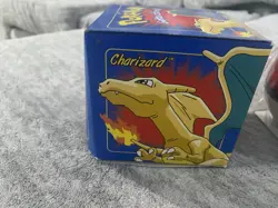 23K Gold Plated CHARIZARD Trading Card 1999 Burger King Pokemon Ball Blue - Image 5