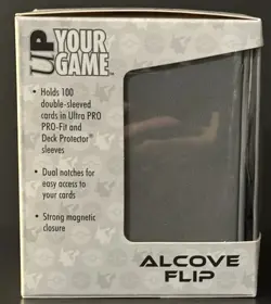 Ultra Pro Alcove Premium Flip Pokemon Trading Card Storage Deck Box Mewtwo Rare - Image 2