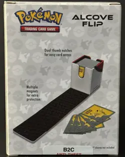 Ultra Pro Alcove Premium Flip Pokemon Trading Card Storage Deck Box Mewtwo Rare - Image 3