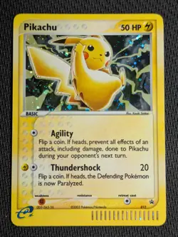 Pikachu - Black Star Promo 012 - E-Reader Holo - 2003 - Pokemon Card NM- - Image 1