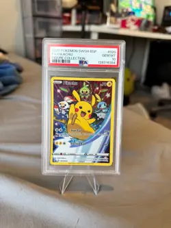 Pikachu SWSH020 SWSH: Sword & Shield Promo Cards Holo PSA 10 - Image 1