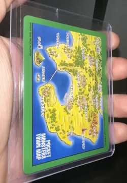 Venusaur Town Map 1996 Bandai Cardass Pocket Monsters No. 000 CUSTOM Card NM+ - Image 2