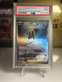 PSA 9 Ting-Lu ex 263/193 SIR Paldea Evolved Pokemon Card 2023 - Image 1