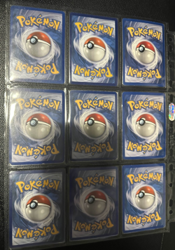Joblot of Vintage Holo Pokemon Card Binder Page Collection - Image 3