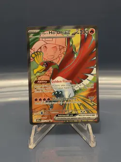 Pokemon TCG Card - Ethans Ho-Oh EX209/182 Full art Destined Rivals NM Condition - Image 1