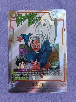 Dragon Ball Super Manga Booster Card Fusion World Dabura SB01-030 Alternate Art - Image 1