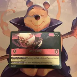 Jolly Roger, Hook's Ship 27/P1 Foil Promo Lorcana Card - Image 1
