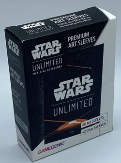 Star Wars: Unlimited Premium Art Sleeve Card Back Orange Gamegenic - Image 1