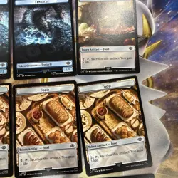 MTG Lord Of The Rings Food Treasure Tentacle Token Lot Of 15 Cards Unplayed - Image 4