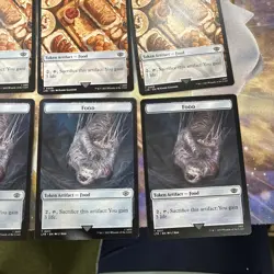 MTG Lord Of The Rings Food Treasure Tentacle Token Lot Of 15 Cards Unplayed - Image 5