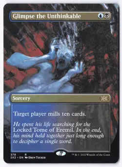 Glimpse the Unthinkable (Borderless) R Double Masters 2022 378 NM - Image 1