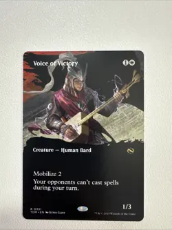 Voice of Victory Borderless (NM Non-Foil) TDM-0331 Rare MTG - Image 1