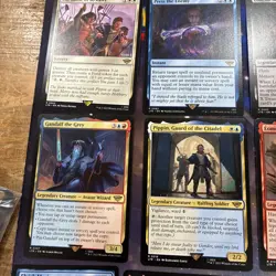 MTG LOTR Lot of 26 ALL RARE Lord of the Rings Unplayed Aragorn Sauron Boromir - Image 5
