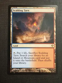 MTG -Scalding Tarn - Zendikar - NM - Image 1