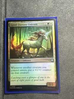 Good-Fortune Unicorn FOIL - MTG Magic the Gathering - Modern Horizons - Image 2
