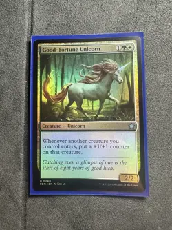 Good-Fortune Unicorn FOIL - MTG Magic the Gathering - Modern Horizons - Image 4