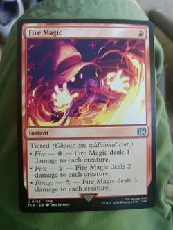Fire Magic x1 1x Final Fantasy (Fin) MTG MINT PACK FRESH!! - Image 1
