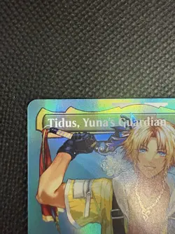 Tidus, Yuna's Guardian (Borderless Foil) #205 Commander: Final Fantasy MTG NM - Image 5