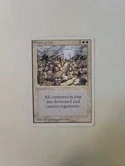 Magic The Gathering Unlimited Set Wrath Of God LP Condition OC3374 - Image 1