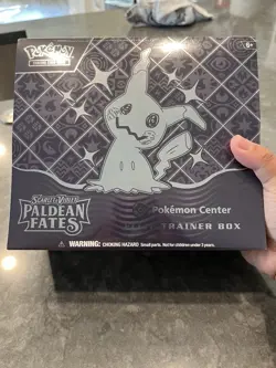 SMALL TEAR Paldean Fates Pokemon Center Elite Trainer Box PC ETB Factory Sealed - Image 3